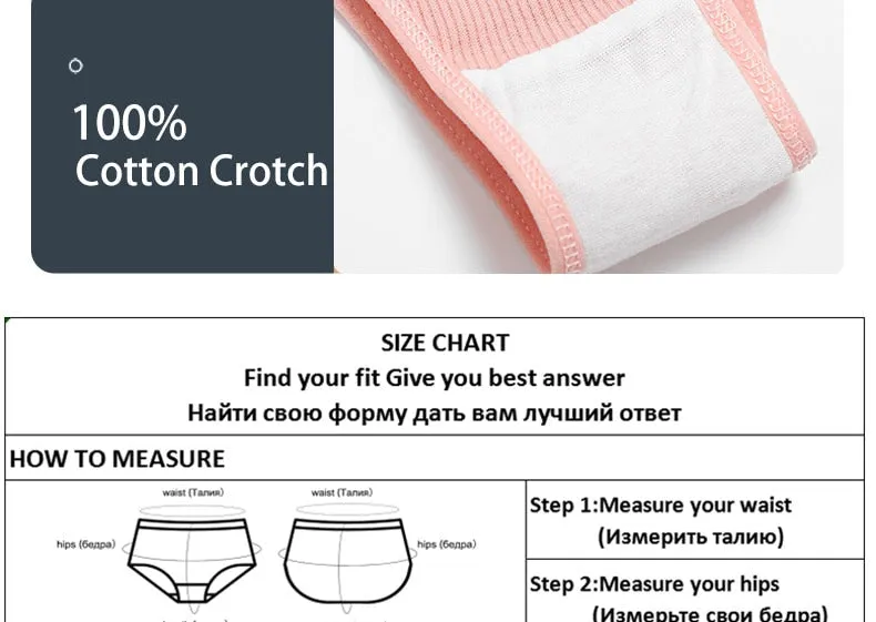 3 Pack Cotton Mix Lingerie Thongs Underwear Low-Rise Underpant Women's Panties Bikini Briefs