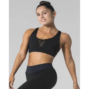 Access Denied Black Sports Bra