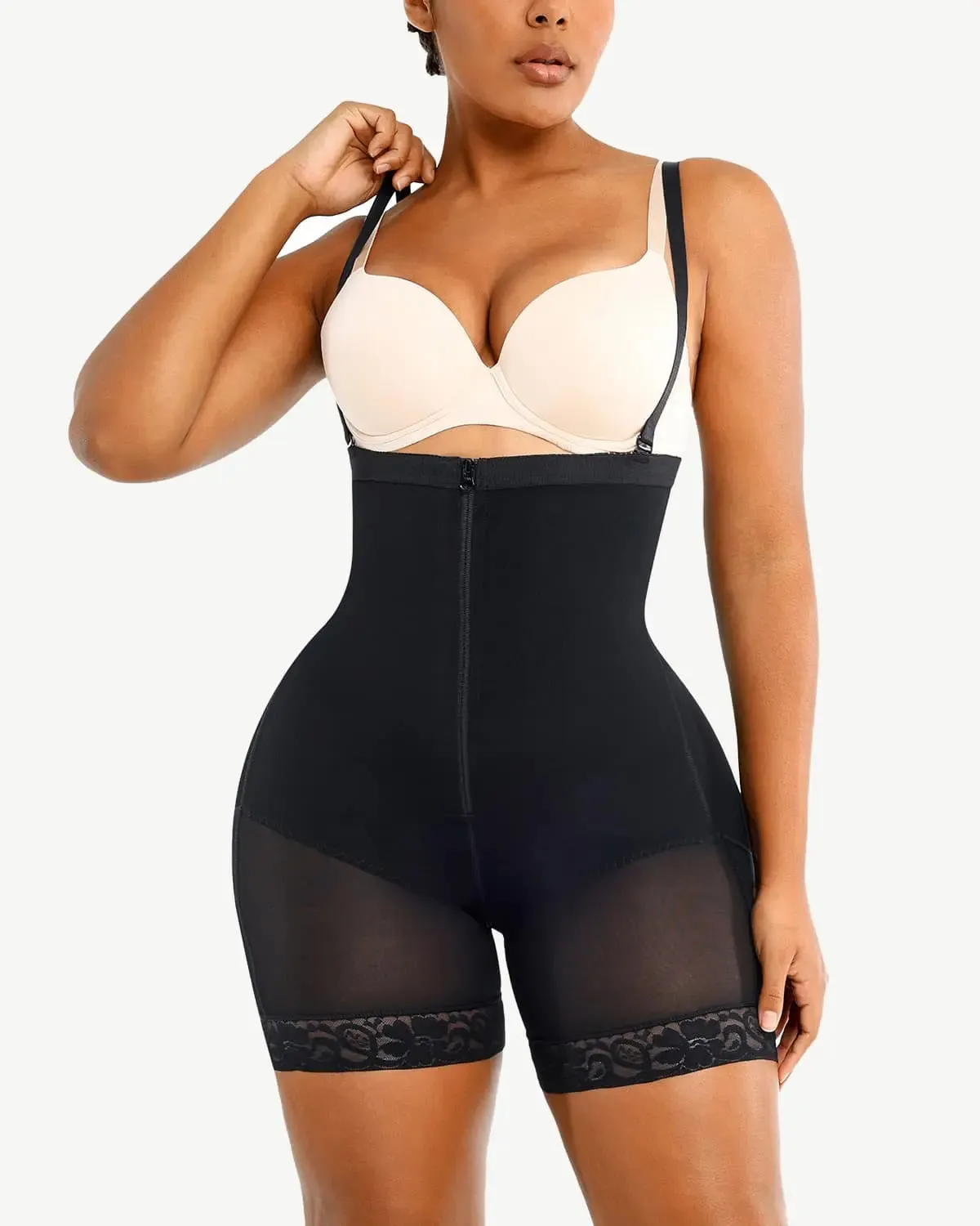 AirSlim® Firm Tummy Compression Bodysuit Shaper With Butt Lifter