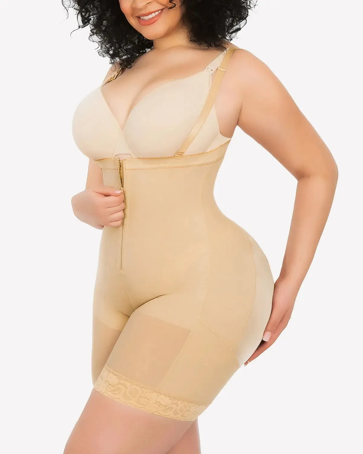 AirSlim® Firm Tummy Compression Bodysuit Shaper With Butt Lifter