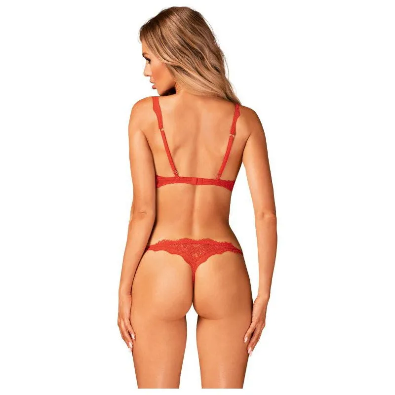 Bergamore 2 Pc Set Red - XS/S