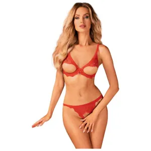 Bergamore 2 Pc Set Red - XS/S