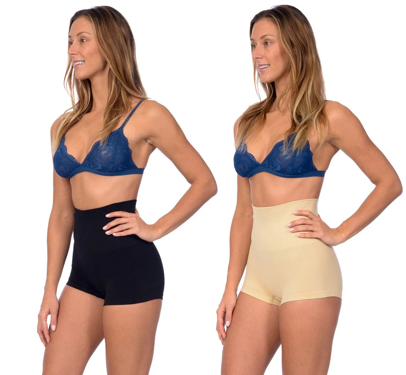 Body Beautiful Shapewear Shaping Boyshort, 2 Pack