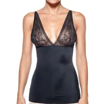 Body Beautiful Shapewear Shaping Top With Lace Bodice