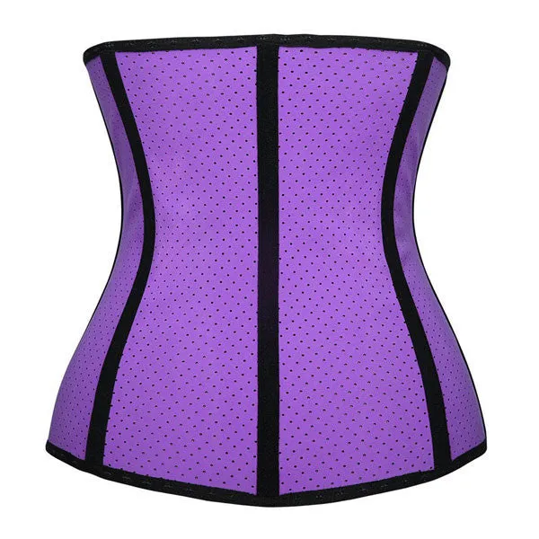 Breathable Latex Sport Waist Training Corset Body Shaper