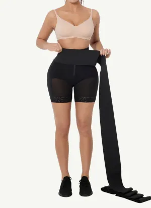 Butt Lifting Shapewear Shorts for Women - Removable Snatch Me Up Waist Trainer for lower Belly Fat