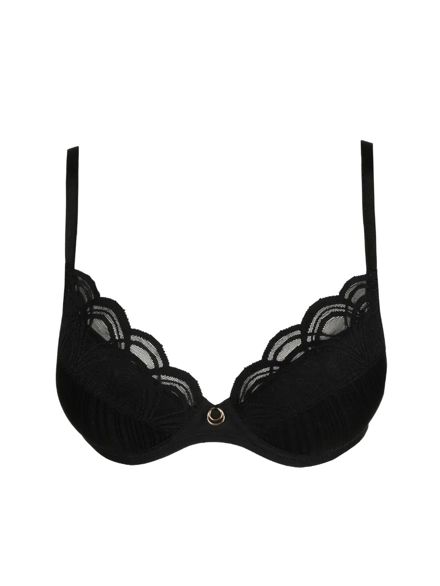 Cathia Push Up Bra - Black