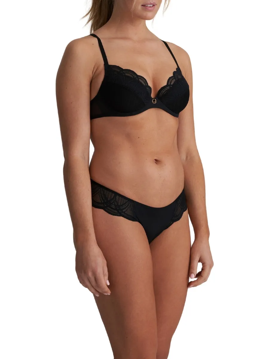 Cathia Push Up Bra - Black