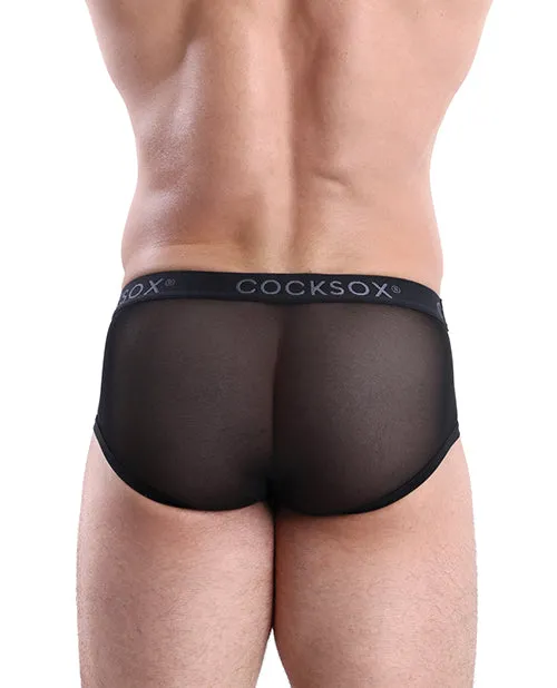 Cocksox Mesh Contour Pouch Sports Brief Black Shadow