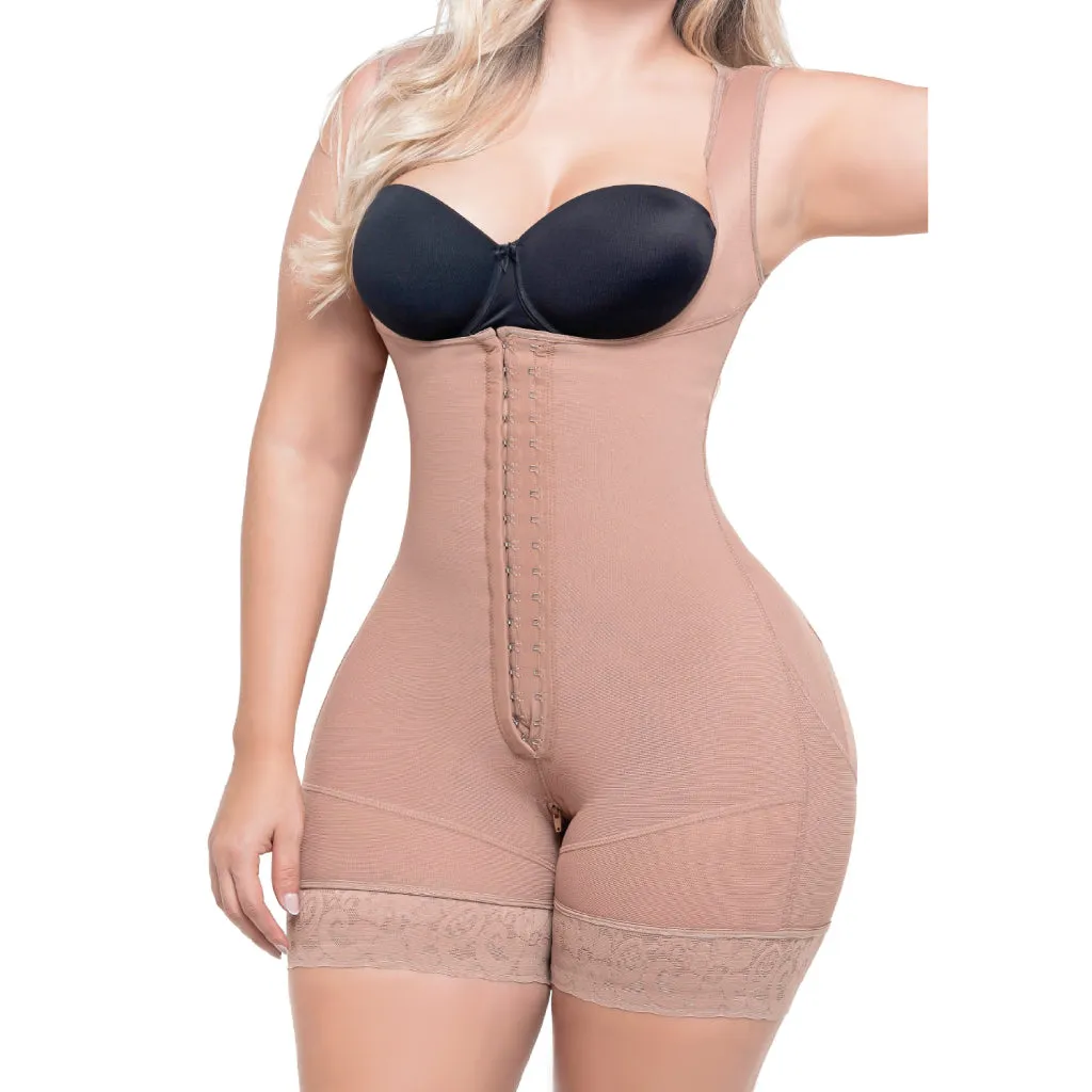 Colombian Tummy Control Short Shapewear Bodysuit Fajas Sonryse 211BF