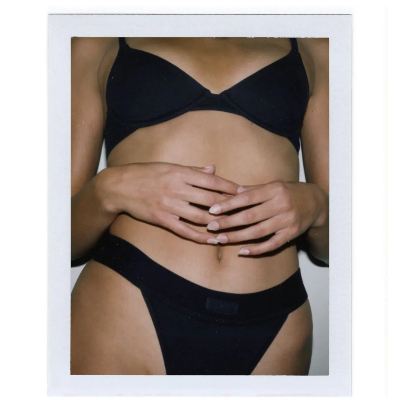 COTTON RIB THONG | SOOT