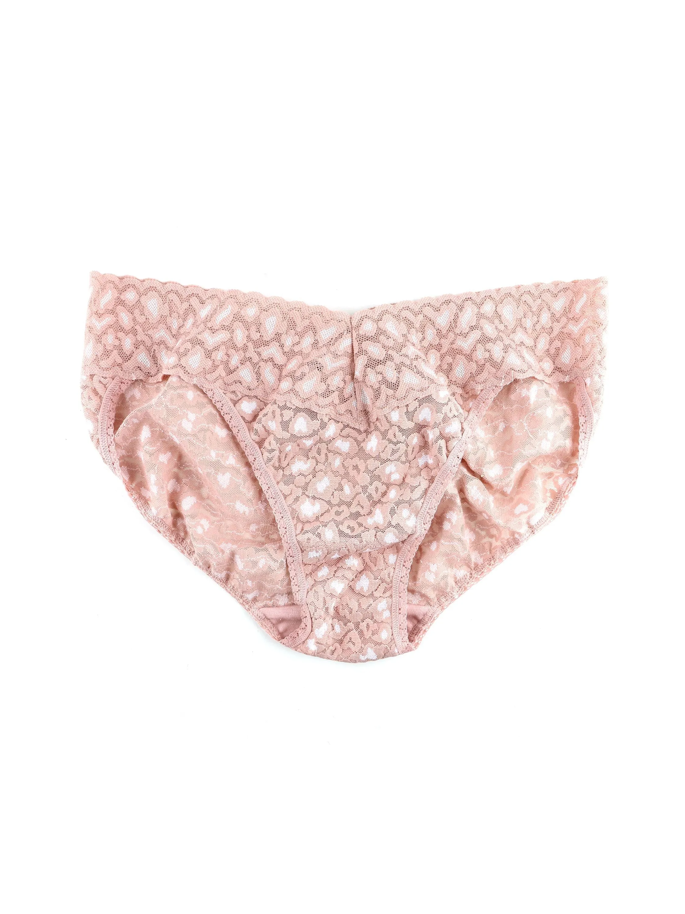 Cross-Dyed Leopard V-Kini Desert Rose Pink