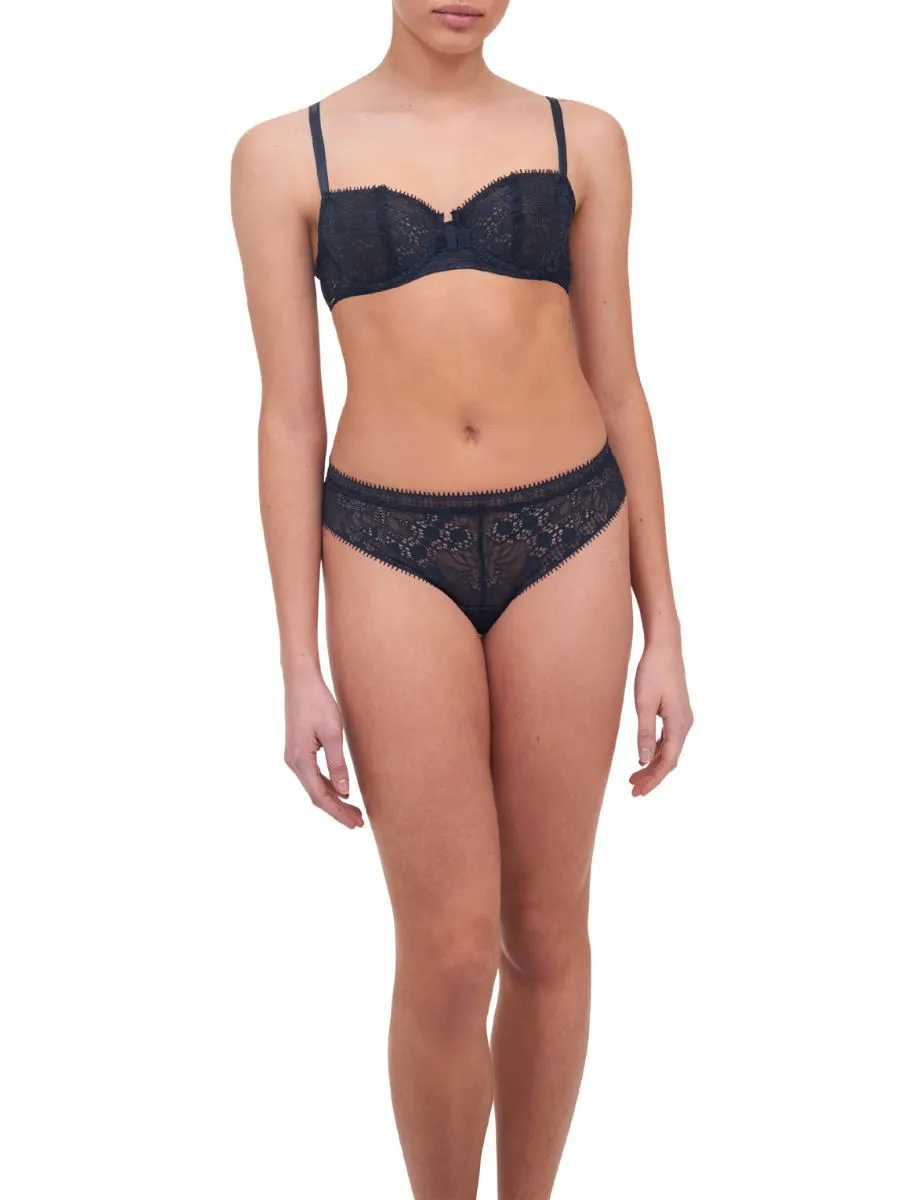 Day To Night Half Cup Bra - Deep Grey