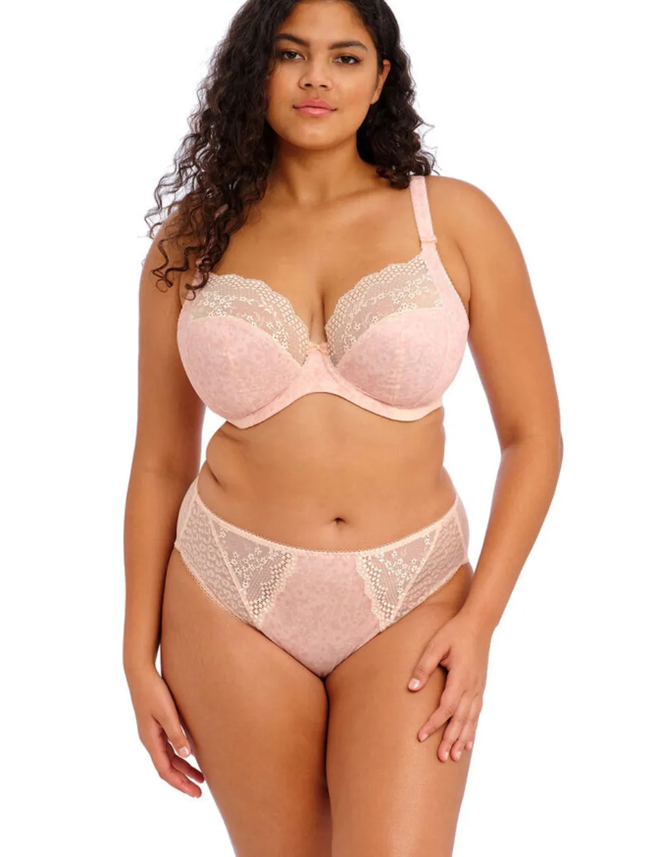 Elomi Lucie Underwire Plunge Bra Stretch Ballet Blush | Pale Blush Elomi Lucie Bra | Elomi Lucie Plunge Bra