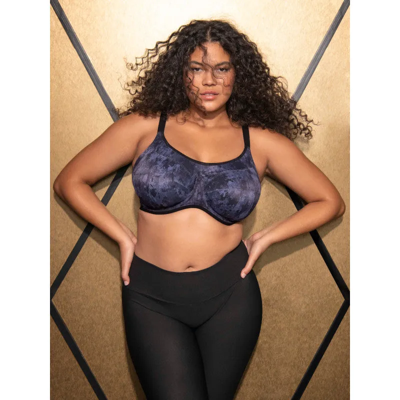 Energise Sports Bra Underwired Stormy Haze Blue - Elomi