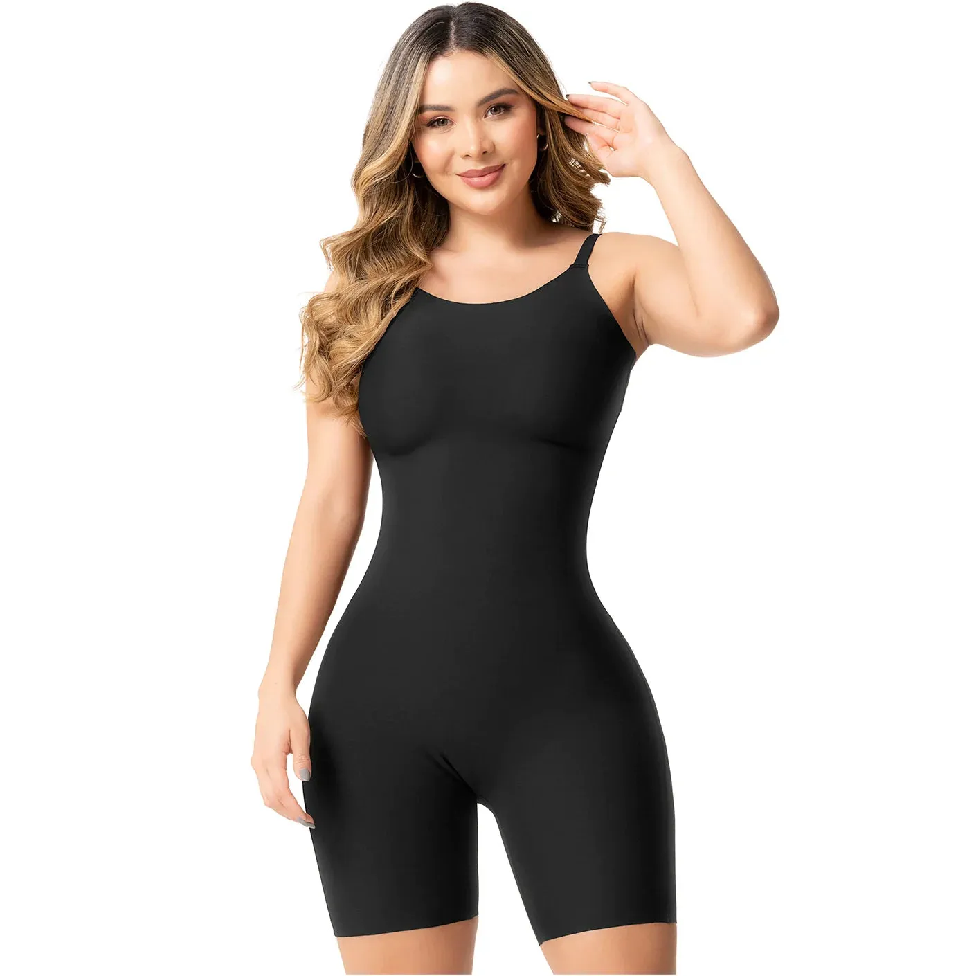 Fajas Colombianas Seamless Shapewear Buttlifter Tummy Control Jumpsuit Sonryse SP43NC