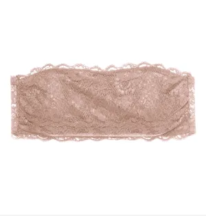 FLIRTIE Lace Bandeau Bra in Mandorla