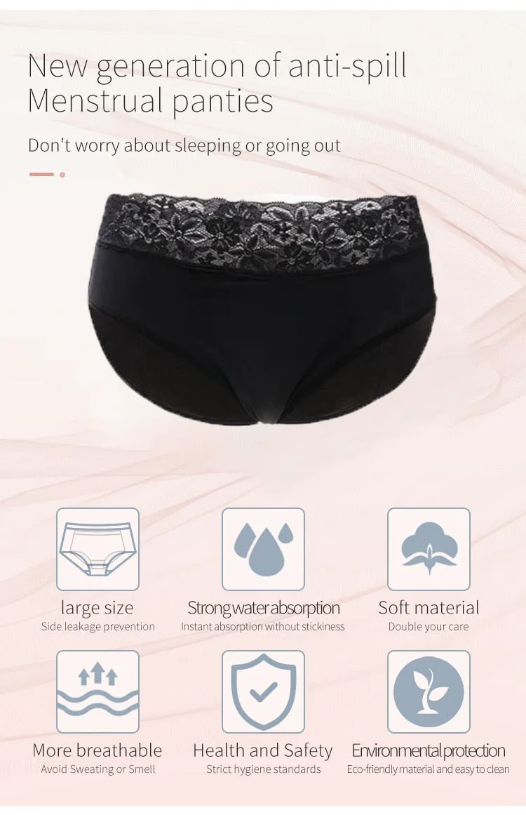 Four Layer Menstrual Leakproof Brief Physiological Period Panties Underwear