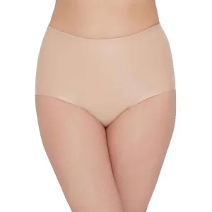 Girdle Collection  Mid Waist  Full Coverage Firm Control Seamless Thigh Shaper - Beige