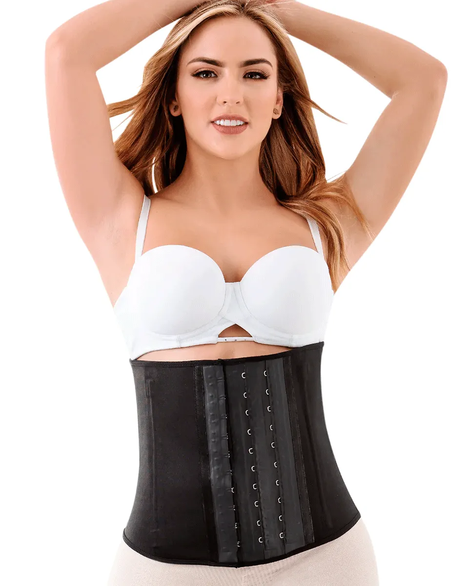 Laty Rose Latex Waist Trainer Cincher 3 Rows Of Hooks