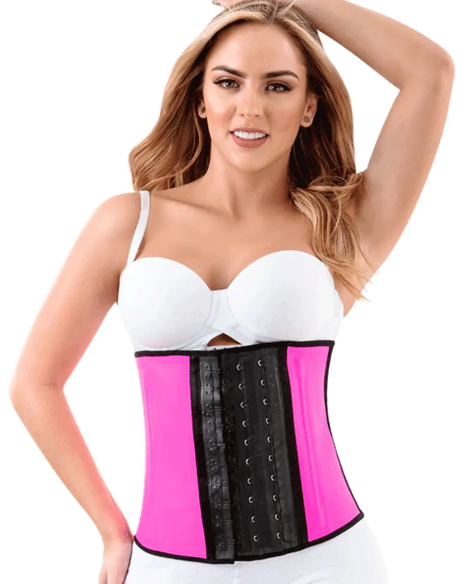 Laty Rose Latex Waist Trainer Cincher 3 Rows Of Hooks