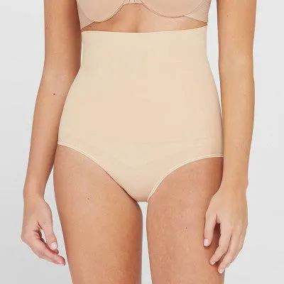 New - ASSETS by Spanx Women's Remarkable Results High Waist Control Brief