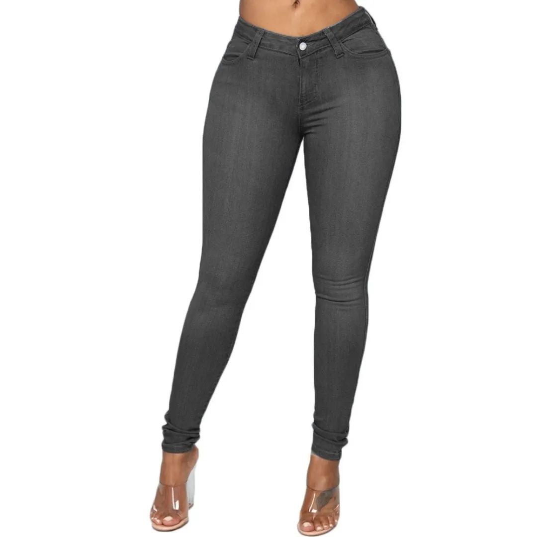 Plus Size Women's Denim Leggings