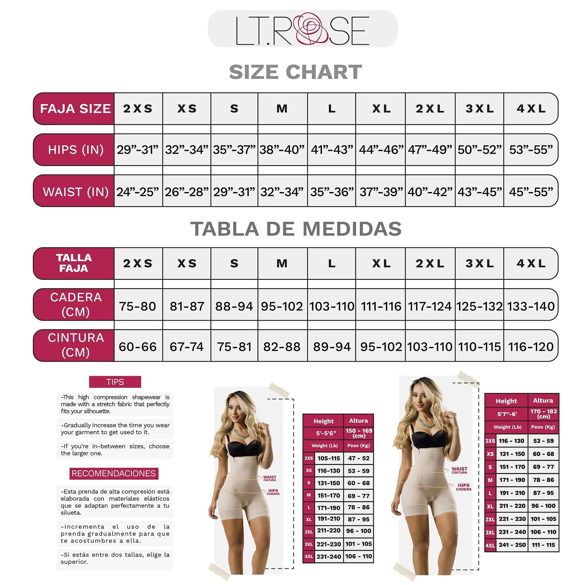 Postpartum and Butt Lifter Colombian Shapewear Laty Rose 211123