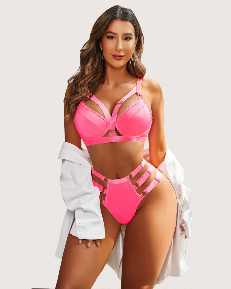 Push Up Bra and Panty Set Two Piece Lingerie