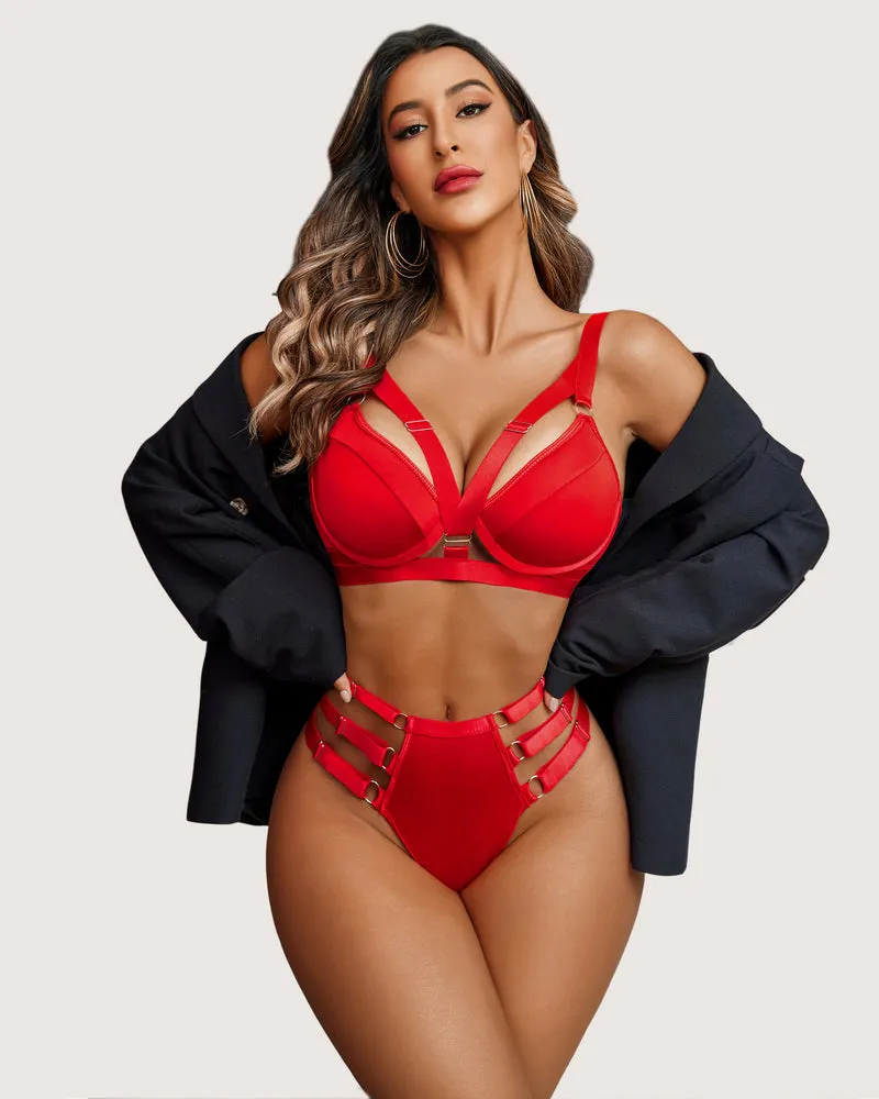 Push Up Bra and Panty Set Two Piece Lingerie