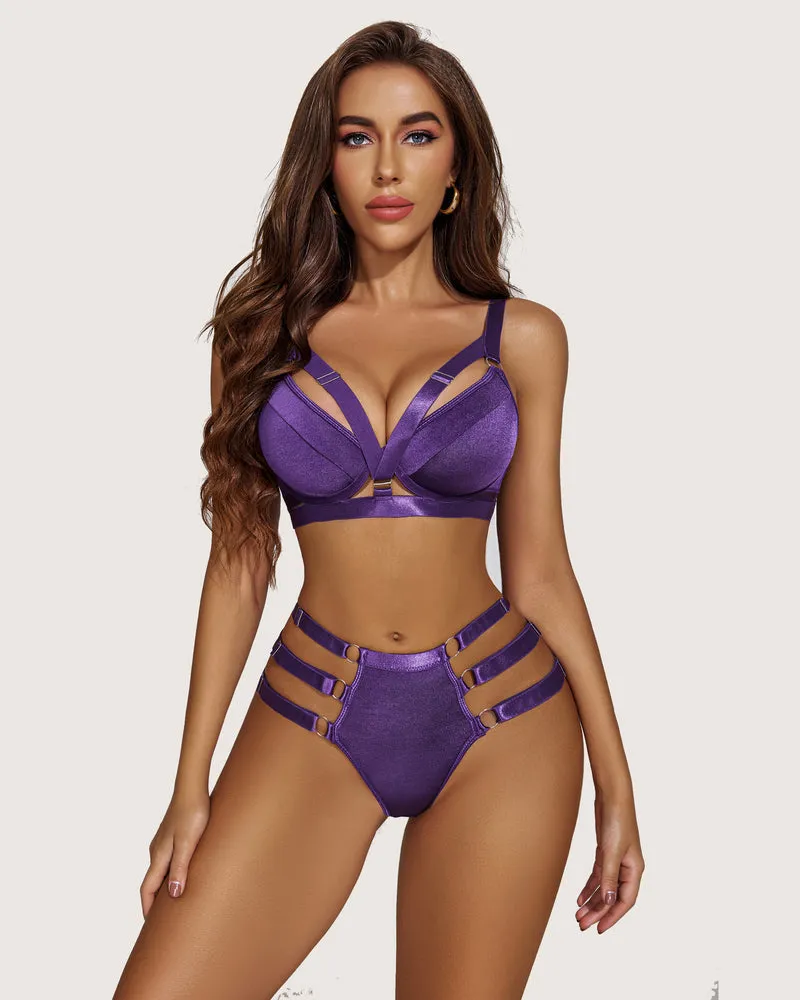 Push Up Bra and Panty Set Two Piece Lingerie