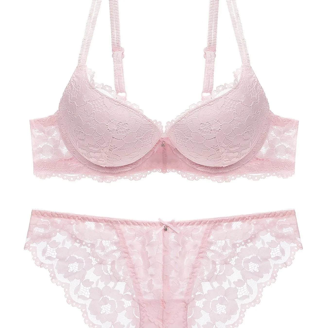 Push-Up Lace Embroidery Lingerie Set – Perfect Valentine's Day Gift