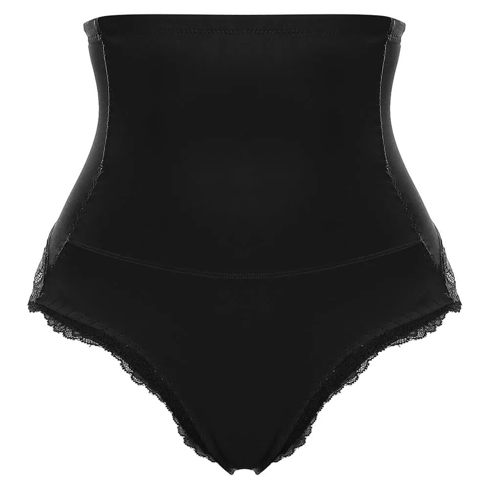 "Waisted" High-Waisted Tummy Control Lace Cheeky Panty