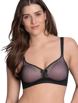 Rosa Faia Eve Molded Wireless Bra, Black | Rosa Faia Eve Non Wired Bra | Black Molded Bra