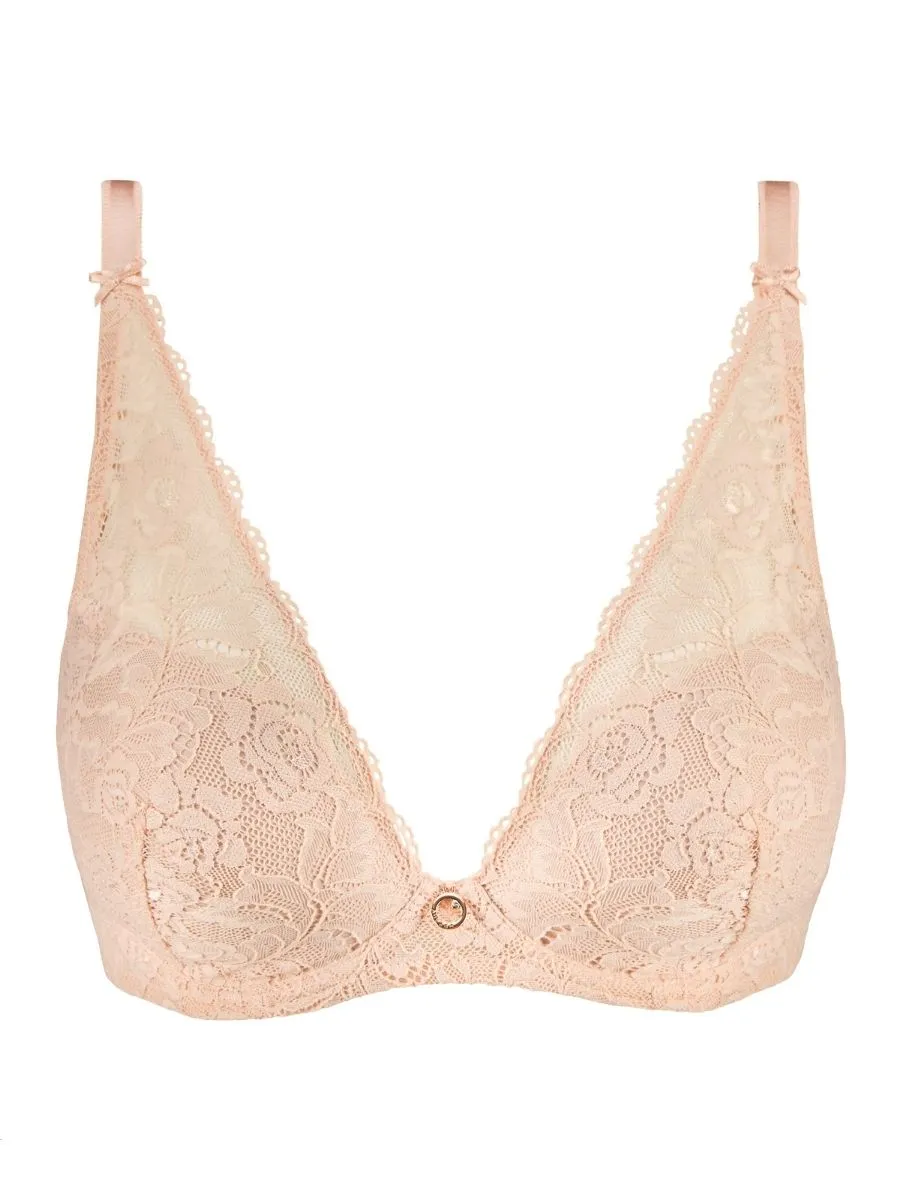 Rosessence Care High Apex Plunge Bra - Nude D'été