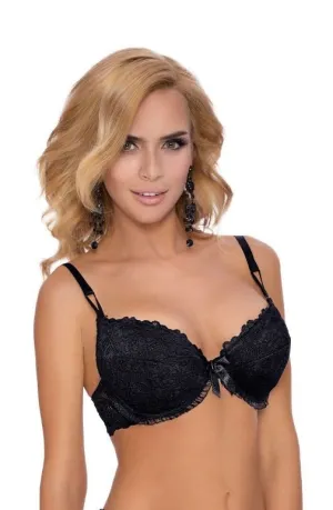 Roza Carmen Black Bra