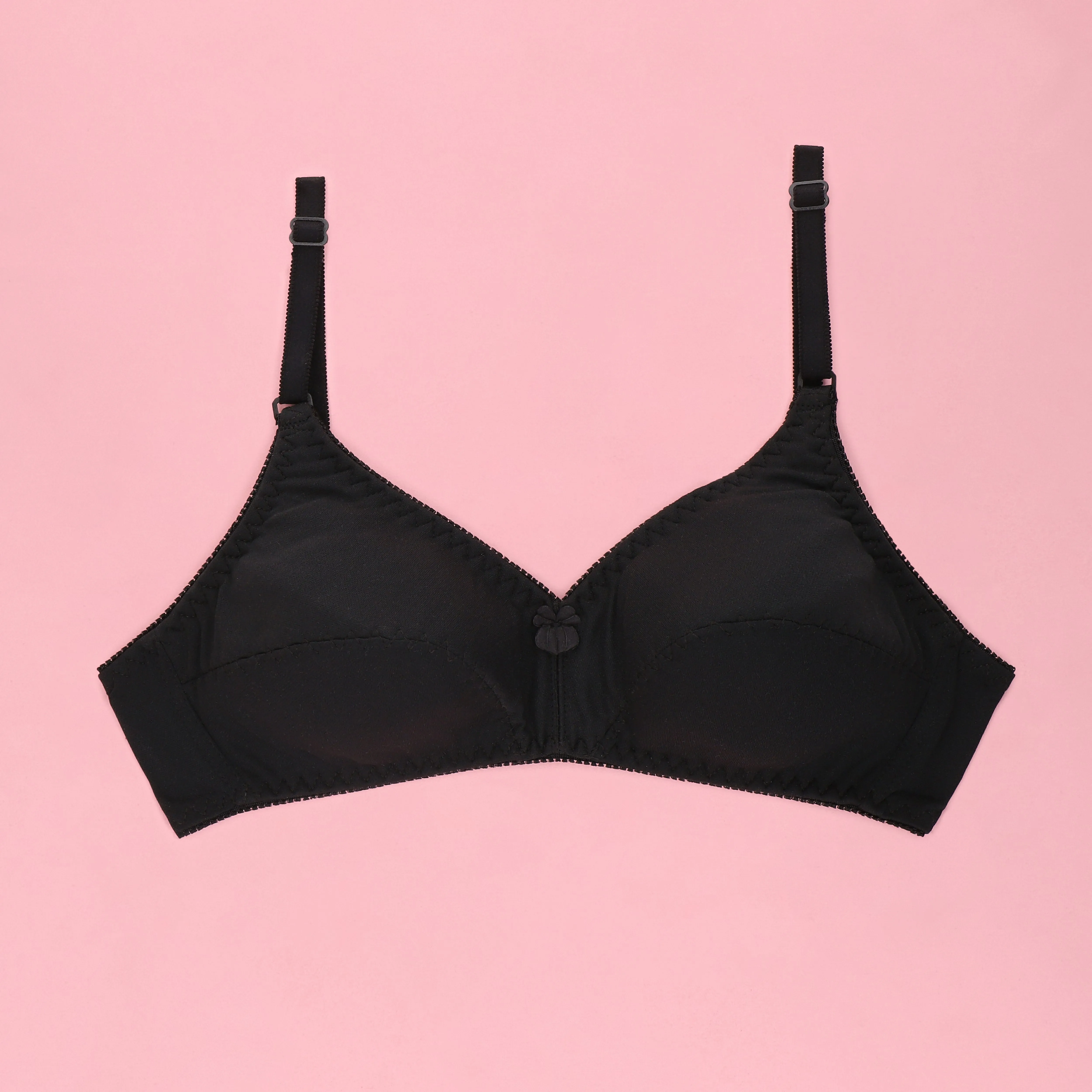 Sajiero Ample Single Padded Casual Wireless Bra