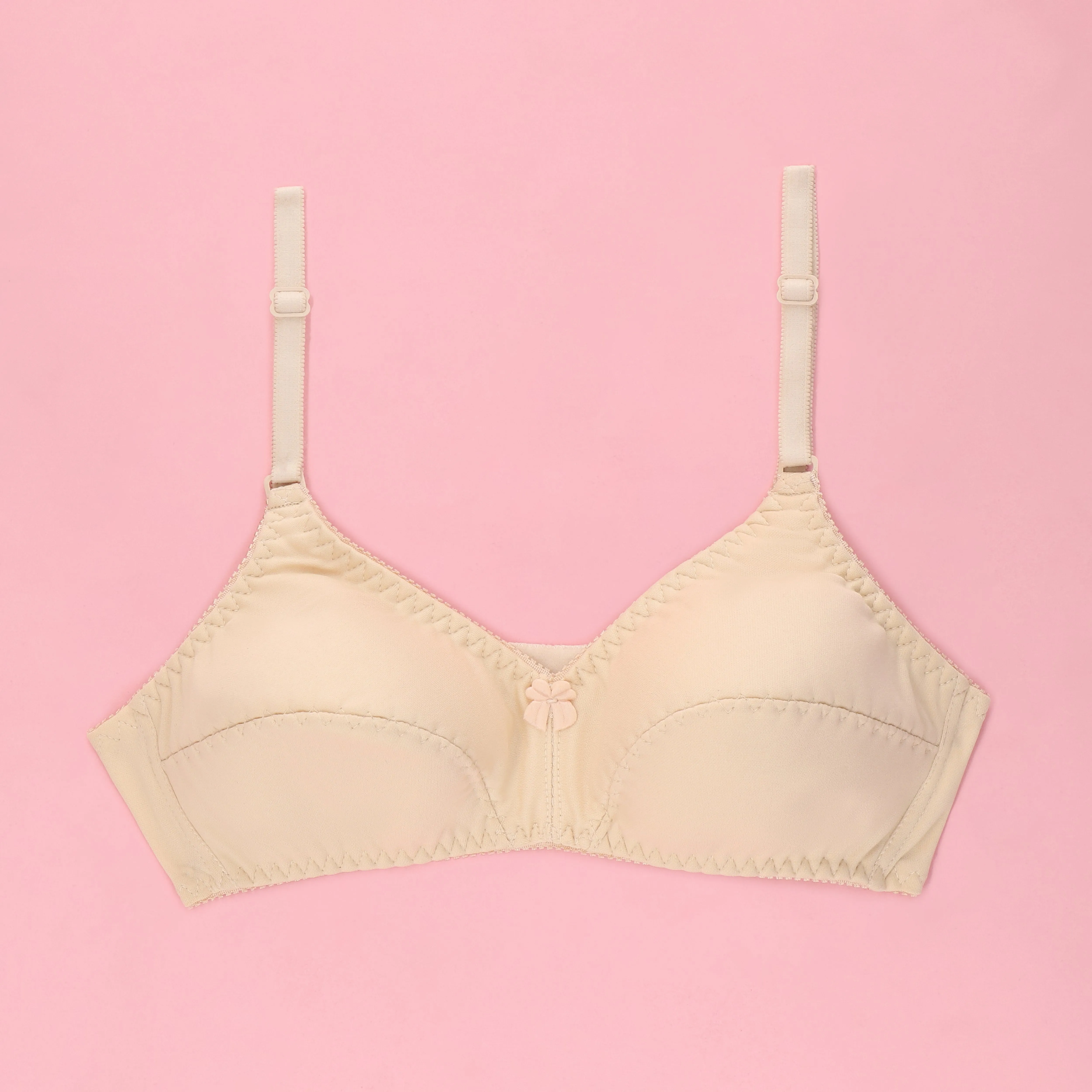 Sajiero Ample Single Padded Casual Wireless Bra