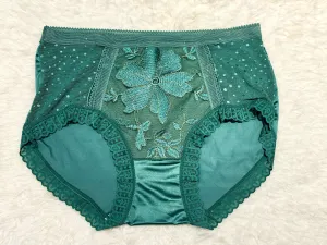 Sajiero Sun flower Silk Net Panty