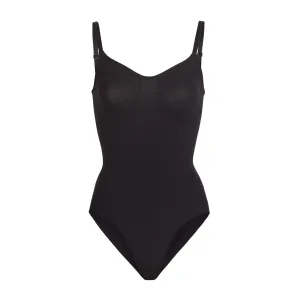 SCULPTING BODYSUIT W. SNAPS | ONYX