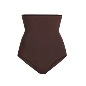 SCULPTING HIGH WAIST BRIEF | COCOA