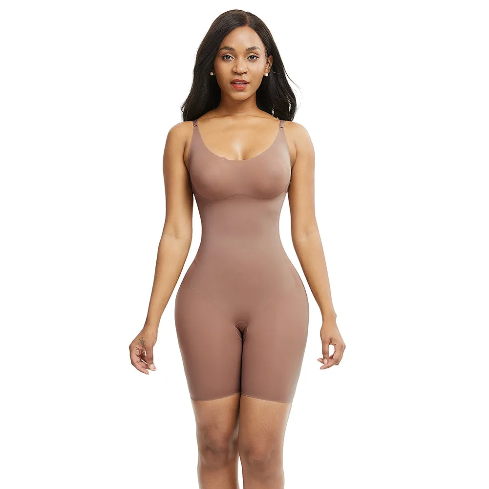 Seamless Thigh-Slimming Tummy Control Bodysuit