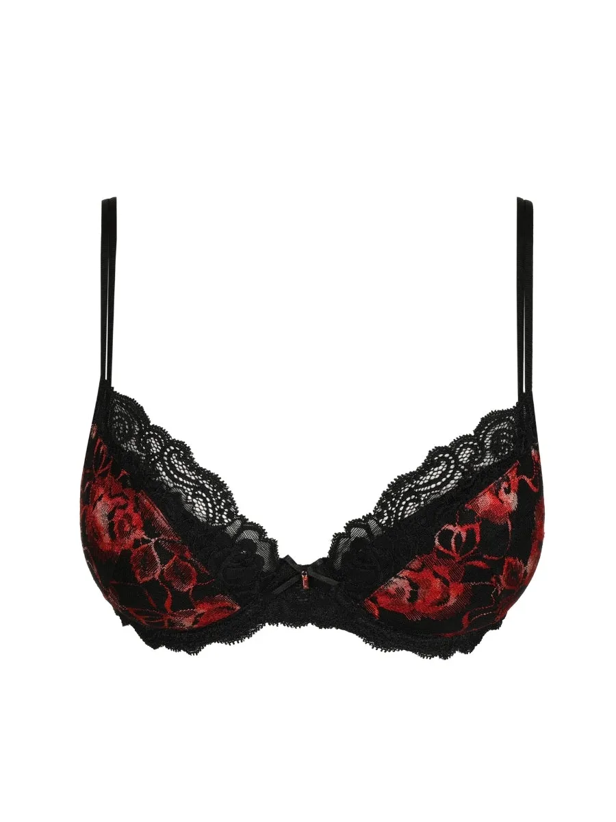 Selyna Push Up Bra - Spicy Red