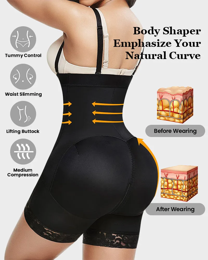 SheCurve®Tummy Control Butt Lifter Bodysuit BBL Fajas