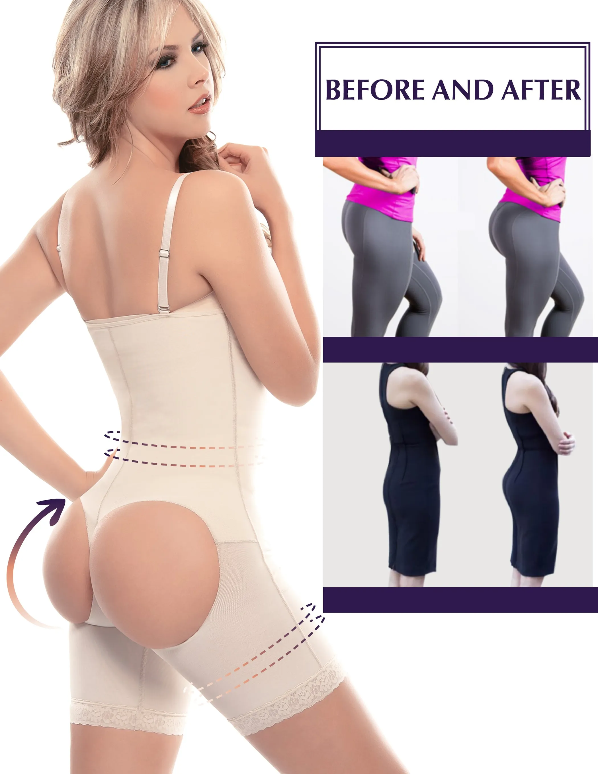 Siluet  Buttocks Lift Body Shaper