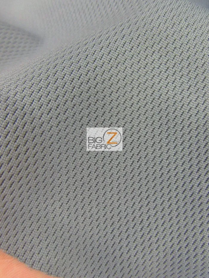 Sports Mesh Activewear Jersey Spandex Fabric / White / Sold By The Yard