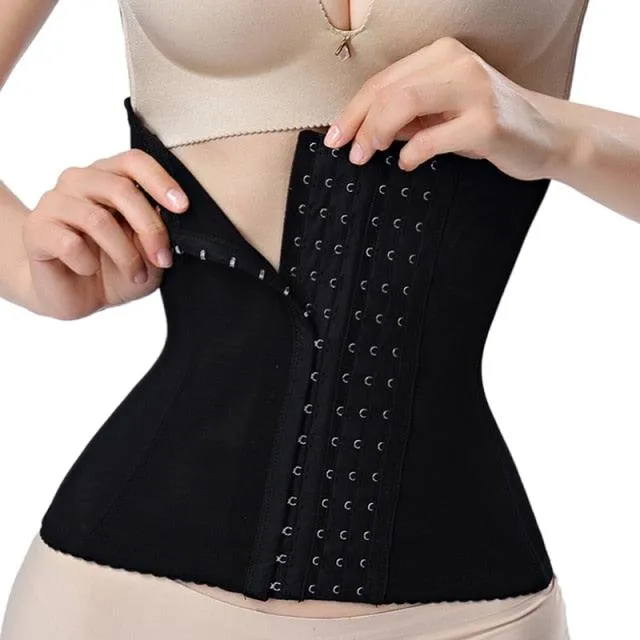 Trending Waist Trainer Body Shaper - Slim Belt For Women - Tummy Control Modeling Strap Waste Corset Fajas Colombiana (FHW1)