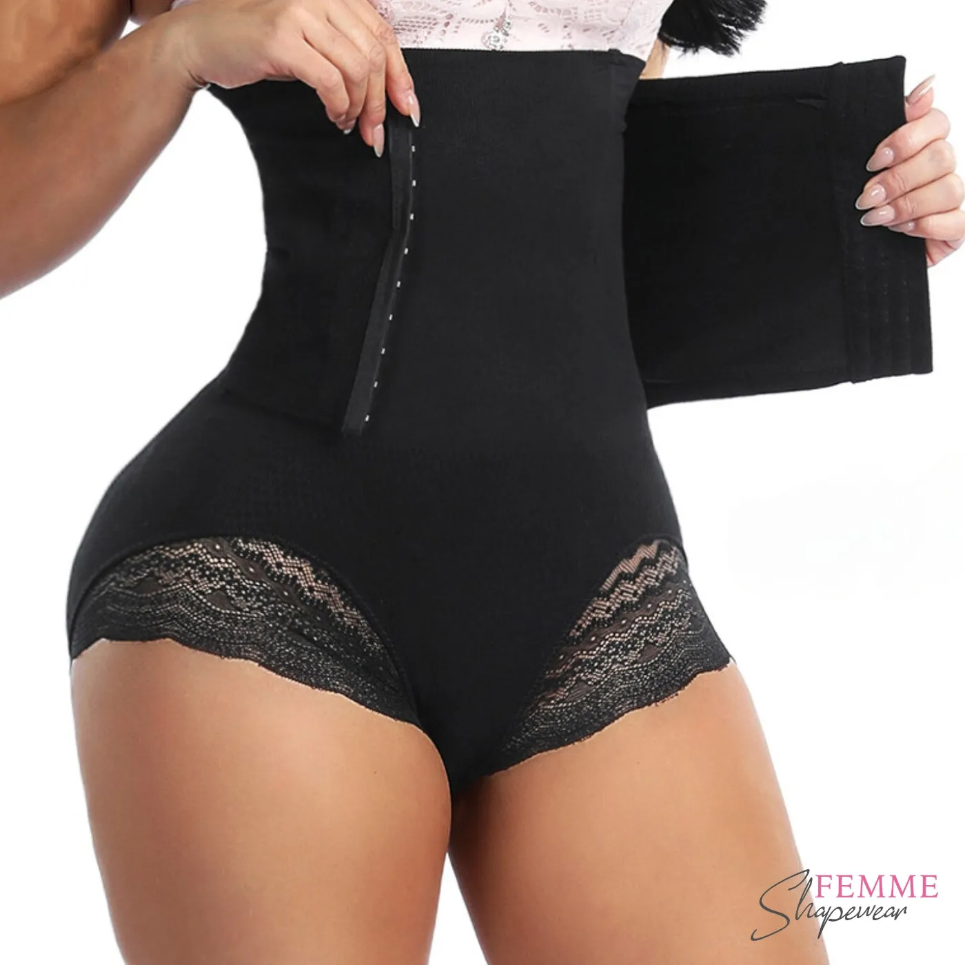 Ultimate Waist Shaper and Butt Lifting Shapewear with 3 levels of hooks