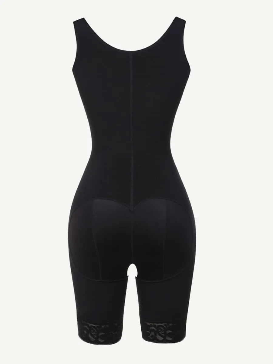 Wholesale Hook Open Crotch Three Hook Full Body Shaper Compression Garment