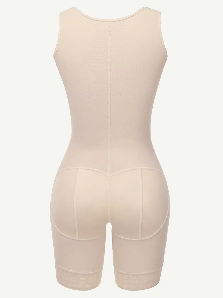 Wholesale Hook Open Crotch Three Hook Full Body Shaper Compression Garment